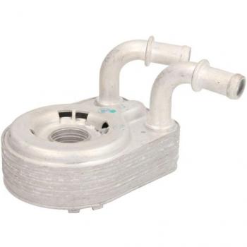 THERMOTEC D4F002TT Radiador de Aceite para FIAT Bravo 2, Doblo I Cargo, Familiar y ALFA ROMEO 147 - Enfriador de aceite, aceite del motor
