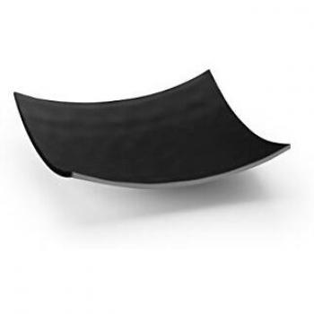 Lacor - 63372 - Fuente De Melamina Cuadrada 19x19x4 - Negro