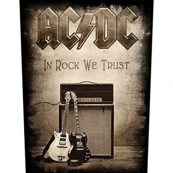Large AC/DC Patch - In Rock We Trust - RAZAMATAZ