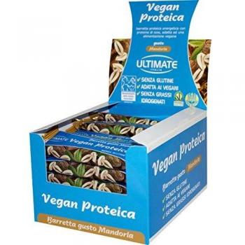 Ultimate Barra Vegan Proteica Almendra 24uds