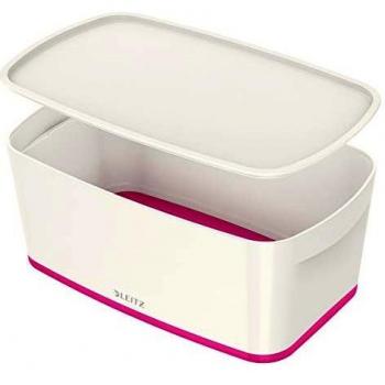 Caja de Almacenamiento Leitz MyBox WOW Con Tapa Pequeño Blanco