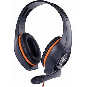 Gembird GHS-05-O Auriculares Gaming Alámbricos Diadema con Micrófono 3.5mm Negro/Naranja