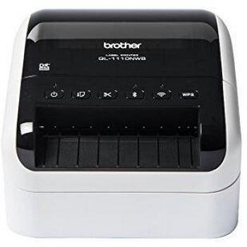 Brother QL-1110NWB Mono, Direct Thermal, Label Spausdintuvas, Wi-Fi, Baltas/ Juodas