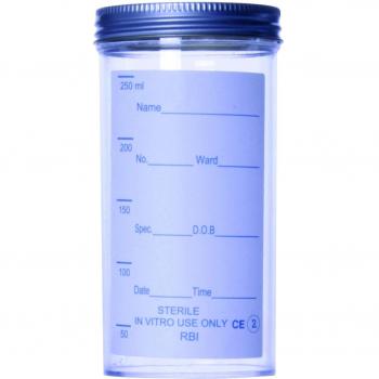 Ramboldi 360250 Envase De Poliestireno De 250 ml, Etiqueta Impresa