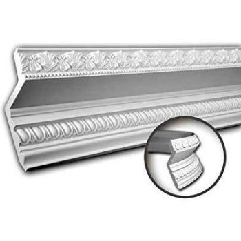 Cornisa Decorativa Flexible Profhome 2 m Diseño Atemporal Clásico Blanco