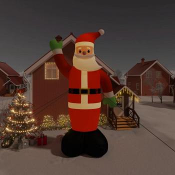 Papá Noel inflable de Navidad con LED 820 cm vidaXL