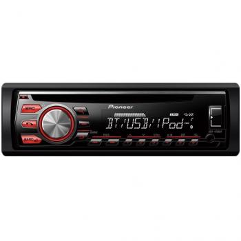 Pioneer DEH-4700BT - Radio CD con RDS para coches de 4x50 W para iPod, iPhone, Android 4.0, negro