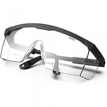 Qudicq Plegable Gafas Protectoras, Gafas de Seguridad, Gafas a Prueba de Polvo, para Uso Industrial, Agrícola o de Laboratorio
