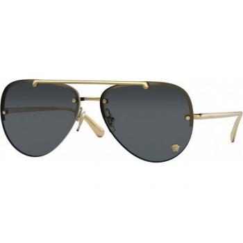 Versace VE2231 100287 Gold/Dark Grey Sunglasses