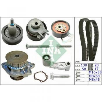 INA 530 0089 31 Bomba de agua + kit correa distribución