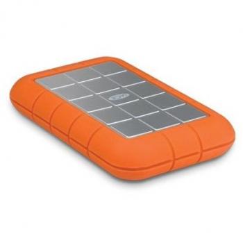 Disco Duro Externo LaCie Rugged 2TB USB 3.0 Aluminio Naranja