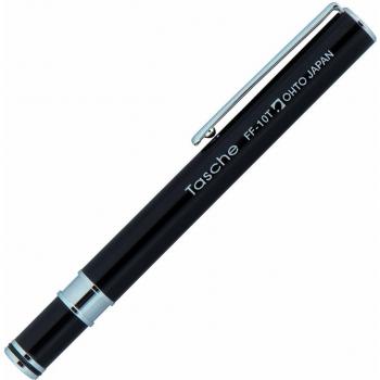 Ohto Tasche - Pluma estilográfica compacta, color negro