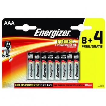 Pila alcalina AA 1.5V DC 12-blíster
