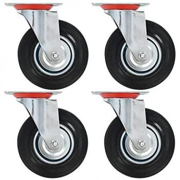 vidaXL Ruedas giratorias 4 unidades 125 mm