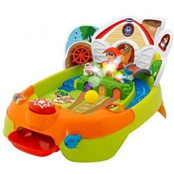 Chicco - Pinball de la granja electrónico con luces y sonidos