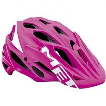 Met Parabellum Casco de Ciclismo, Mujer, Rosa, 54-58 cm