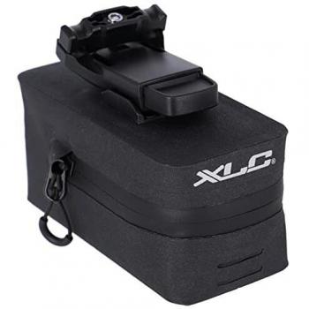 Bolsa de Sillín XLC BA-S110 con Adaptador Fidlock Push, 0.85L, Negra