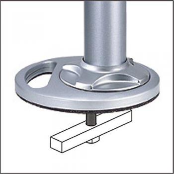 NewStar FPMA-D9GROMMET - Placa de montaje para escritorio, color plateado