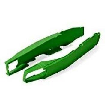 Protector de Basculante POLISPORT Verde Compatible con Kawasaki KX250F/450F Resistente y Duradero