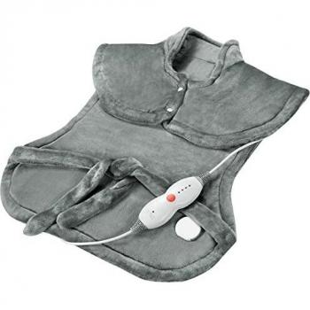 Almohadilla Electrica Espalda Y Cuello Con 4 Niveles De Temperatura, 60 X 85 Cm, Manta Electrica Espalda Para Cuerpo Cálido, Anti Sobrecalentamiento, Auto Apagado, Lavable