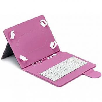 Funda Tablet MAILLON Urban Keyboard USB 9-7-10-2 Rosa