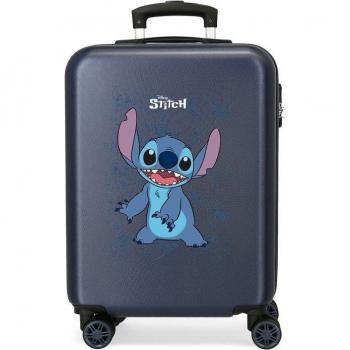 Disney - Maleta de cabina Happy Stitch rígida 55 cm marino