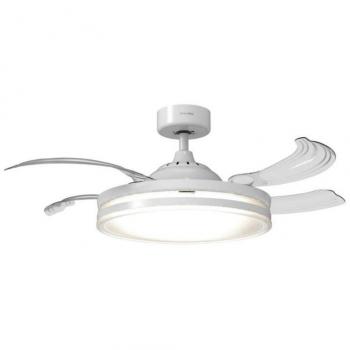 Universal Blue Tuvalu 6036W - Ventilador de Techo con Aspas Ocultas y Wifi