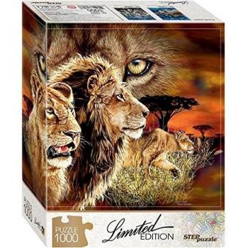 Rompecabezas Paso Encuentra 10 Leones! - 1000 piezas