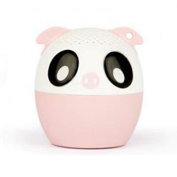 Altavoz Bluetooth Mini Hamlet Pig 4W Recargable Mono Portable en Negro, Rosa y Blanco