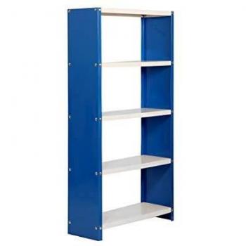 SimonRack Estantería Metálica para Hogar Habitat Color Mini Azul/Blanco