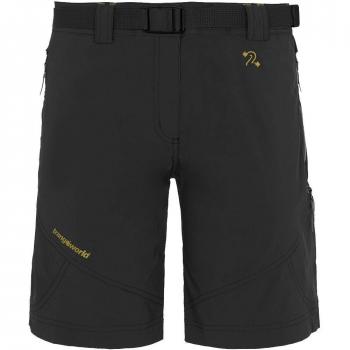 Trangoworld Assy Dn Pant. Corto, Mujer, Negro, XL