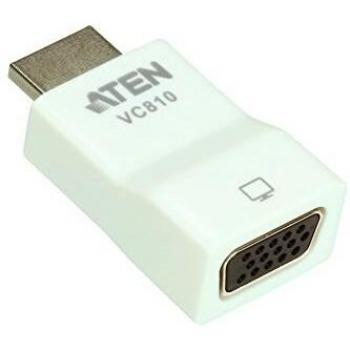 HDMI To VGA converter ATEN VC810 up to 1920 x 1200, 1080p, plug and play for laptop, PC, ultrabook, projector, LCD monitor, ideal for conference room, presentation rooms, meeting rooms, UK
