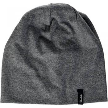 Gorro Beanie Unisex para Bebés Sterntaler Melange – Mütze de Jersey Sostenible con Dos Opciones de Uso – Suave Gorro de Transición para Bebés y Niños – Color Asfalto, Talla