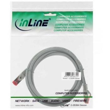 Cable de red S/FTP Cat.6 2m halógeno libre cobre gris