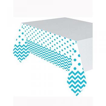 Amscan International – 571492 – 54 1,37 x 2,6 m Chevron plástico Funda para mesa
