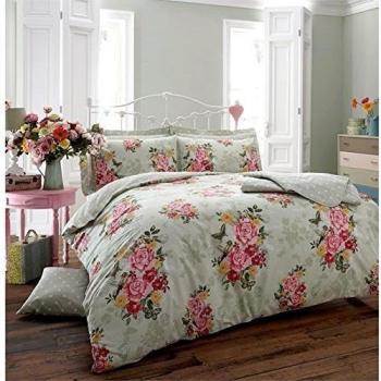 Diseño Vintage con diseño de muñeca y mariposa! Funda de edredón y de flores y pájaros de diseño de mariposas - ropa de cama Reversible
