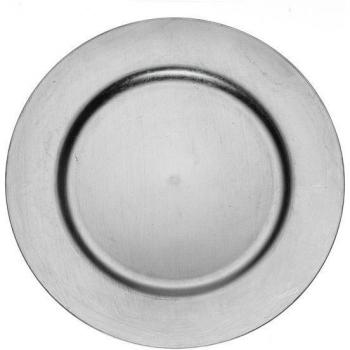 Bajoplato plateado de elegante diseño para decorar tu mesa - El Corte Inglés