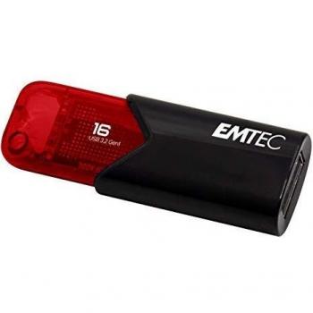 Emtec Click B100 USB 3.2 Flash Drive 16GB Red E173096