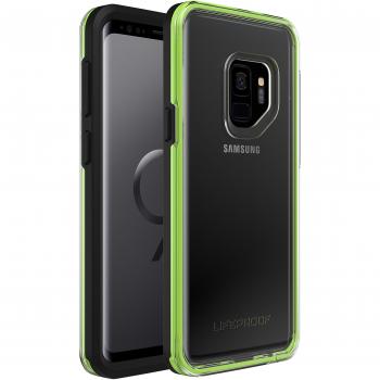 LifeProof Slam - Funda anti caídas deportiva para Samsung Galaxy S9, color negro y transparente