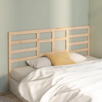 Cabecero para cama 186x4x100 cm madera maciza de pino
