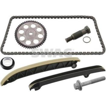 SWAG Timing Chain Kit 83 10 4259 - Kit de cadena de distribución, incluye todos los componentes necesarios para la instalación, fabricado con materiales de alta calidad, diseñado para un ajuste preciso y duradero, compatible con diversos modelos de