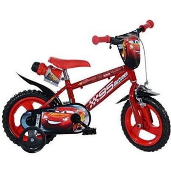 Dino Bikes 412ul-cs3 Cars 3 12 Bike Bicicleta Pulgadas, Unisex Adulto, Rosso, 77 cm × 16.2 cm × 41.2 cm