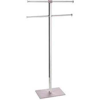 Gedy Rainbow Toallero de pie, Acero Inoxidable, Beige, 40,4x15,5x83x7
