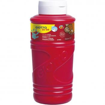 Pintura para Dedos Giotto Be-Bè 750ml Color Rojo