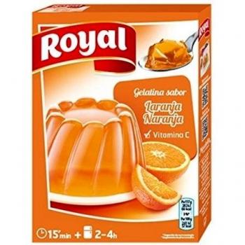 ROYAL gelatina sabor naranja caja 170 gr