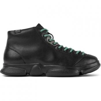 CAMPER Karst Women's Ankle Boots in Black Smooth Leather, Size 39 / 8.5