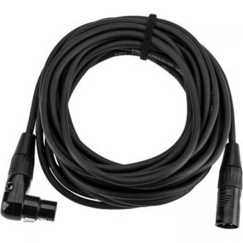 H&A Elite Pro 25' XLR M to Angled XLR F Microphone Cable with Rean Connectors