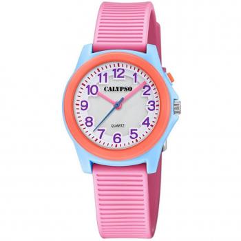 Reloj Infantil Calypso Junior Collection K5823/2 de Caucho Rosa