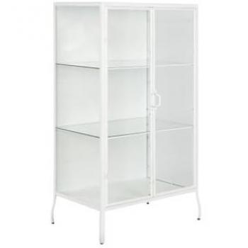 Vitrina DKD Home Decor Metal Cristal 75 x 48 x 132 cm, Multicolor, Estándar