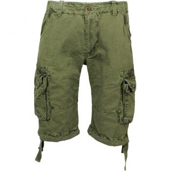 Alpha Industries Jet Shorts for Men - Olive Green - Sizes 30 to 38